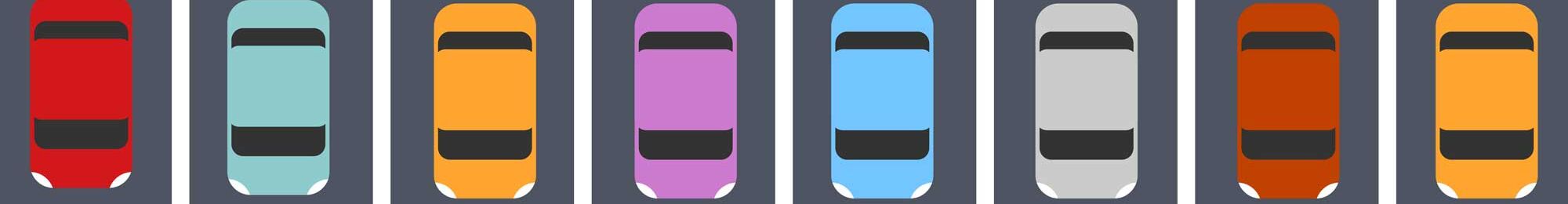 parked cars illustration